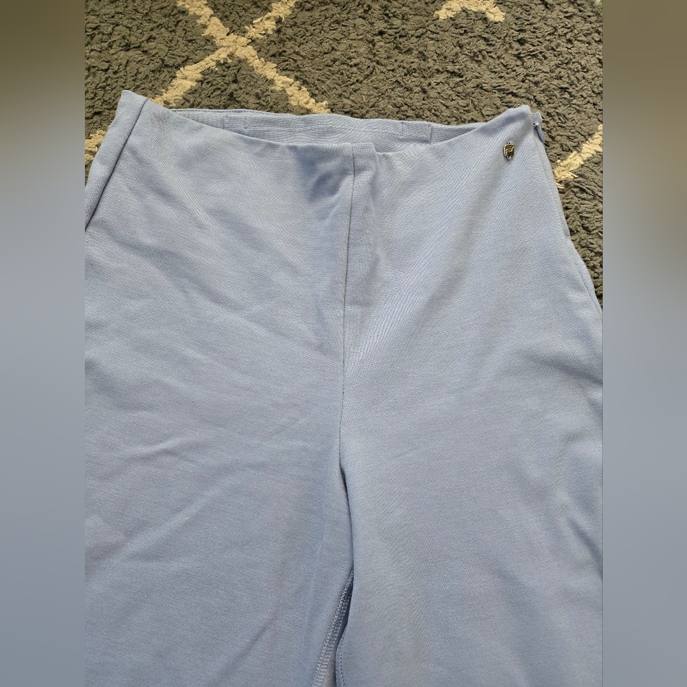 Fabletics 24/7 Kick Flare Pant Ponte High Rise Blue Wedgewood Size Medium - Picture 5 of 14